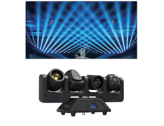 LED4颗60W光束摇头灯