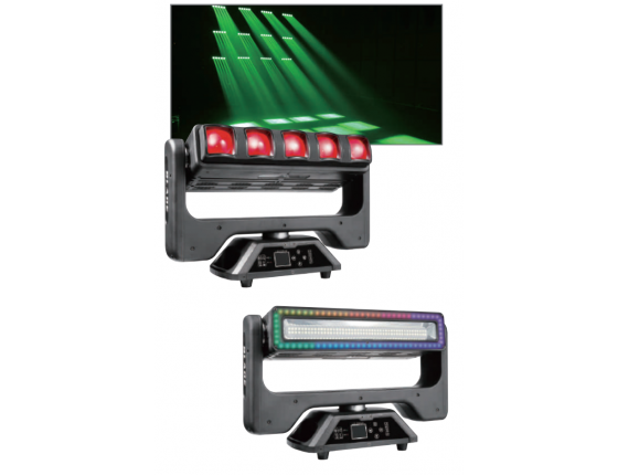 LED5颗60W双面刀锋摇头灯